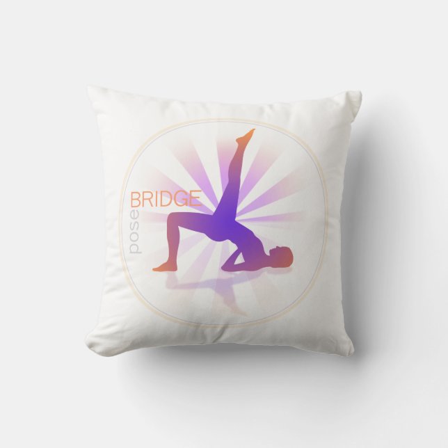 Coussin de pose de yoga (pose de pont) (Recto)