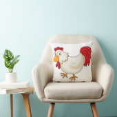 Coussin de poulet caricaturé (Chaise)