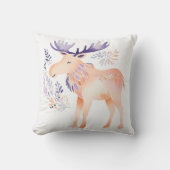 Coussin de pouponnière d'orignal sur mesure Design (Recto)