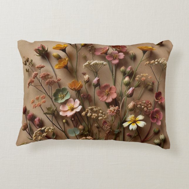 Coussin de prairie fleur sauvage (Dos)