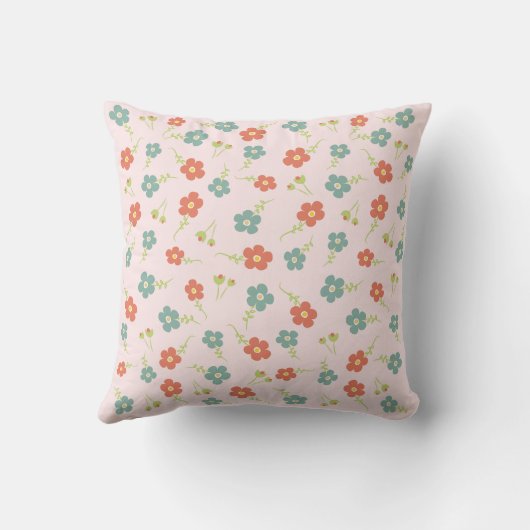 Coussin de prairie rose (Verso)
