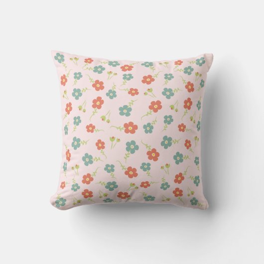 Coussin de prairie rose (Recto)