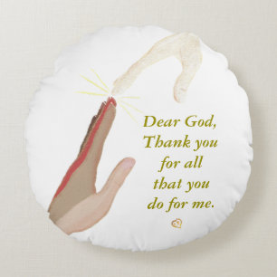 Coussin de prière universelle main de l'énergie sp