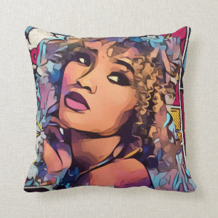 Coussin de PrincessThrow d'art de bruit