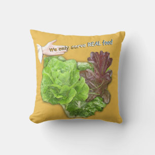 Coussin de promotion pour les aliments sains