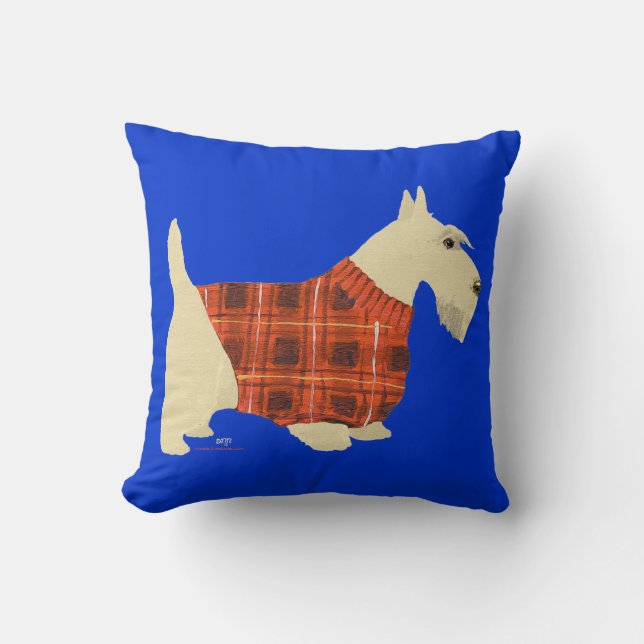 Coussin de pullover pour Scottish Terrier roux (Recto)