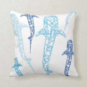 Coussin de requin de baleine
