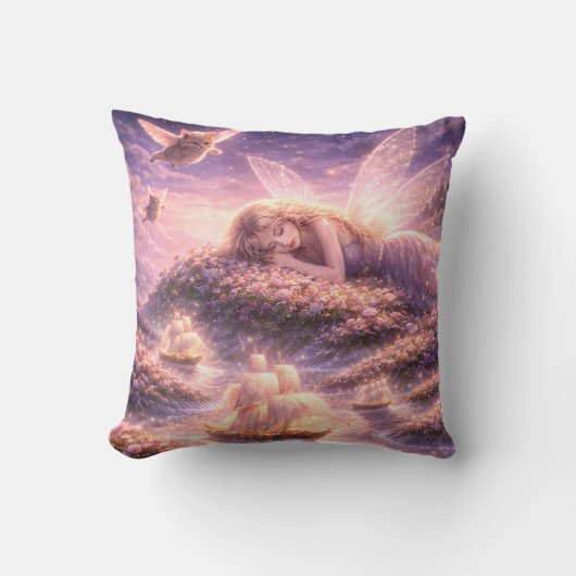Coussin de rêve de chaton de fée mignon (Recto)
