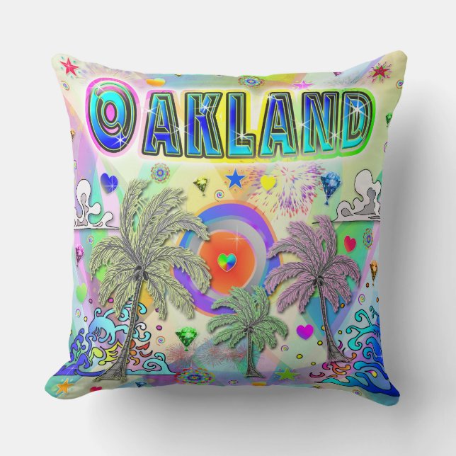 Coussin de rêve profond d'Oakland (Recto)