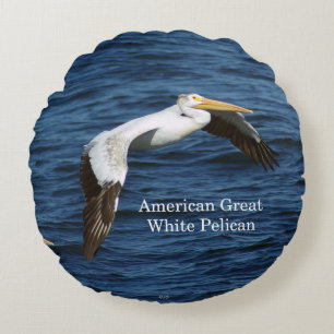 Coussin de ronde américain Great White Pélican
