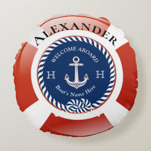 Coussin de ronde nautique