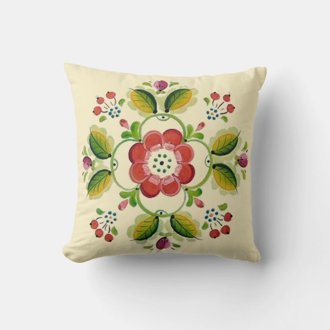 Coussin de rosette de Tole (Recto)