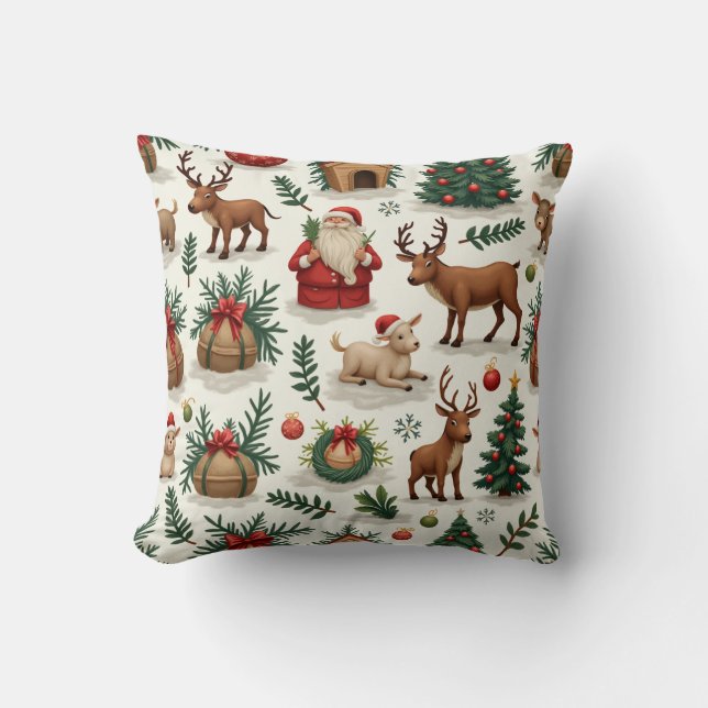 coussin de roudolph père Noël (Recto)