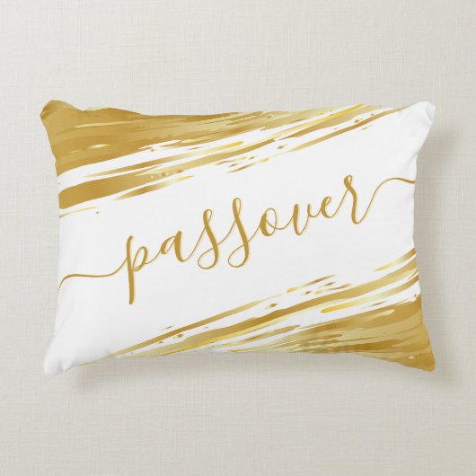 Coussin de salutation personnalisé du Seder de Pâq (Devant)