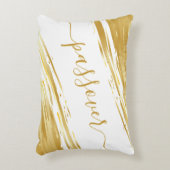 Coussin de salutation personnalisé du Seder de Pâq (Devant(Vertical))