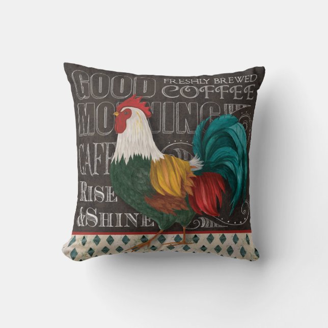 Coussin de &Shine de hausse de tableau de coq (Recto)