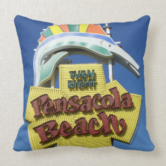 Coussin de signe de plage de Pensacola