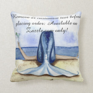 Coussin de sirène de margarita de plage de Camill