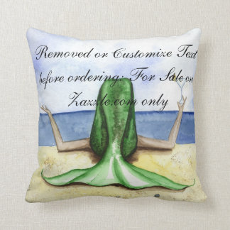 Coussin de sirène de Pina Colada de plage de