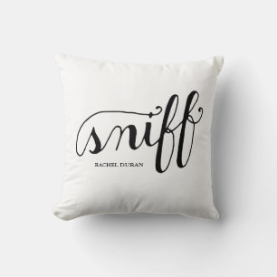 coussin de sniffeur de calligraphie