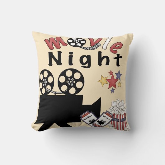 Coussin de soirée cinéma (Recto)