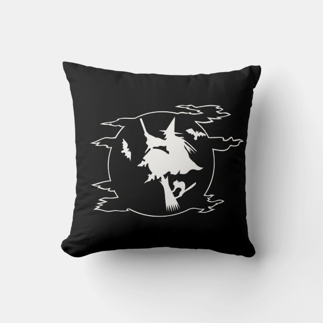 Coussin de sorcière Halloween (Recto)