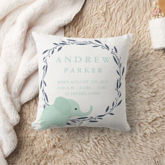 Coussin de stat de faire-part de naissance (Couverture)