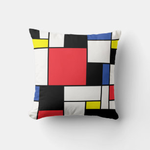 Coussin De Stijl Art Néoplastique