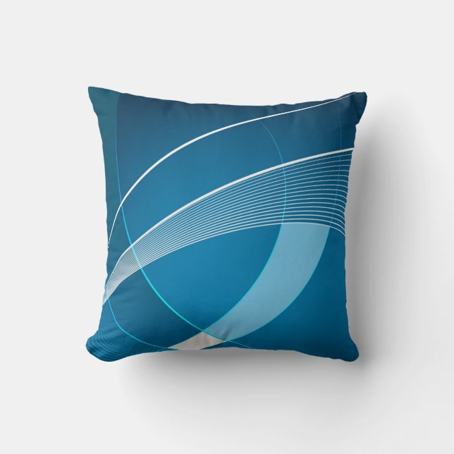 Coussin de style abstrait moderne (Recto)