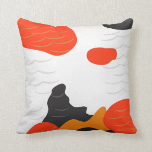 Coussin de style de poissons de Koi