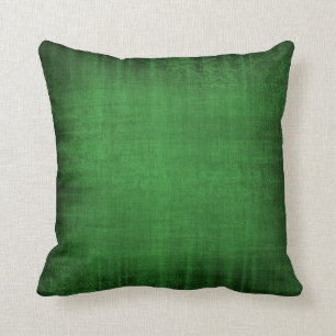 Coussin de style velours vert