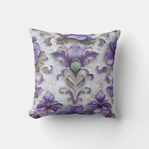 Coussin de style victorien, violet de l'alto