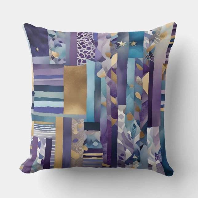 coussin de surface composée patchwork (Recto)
