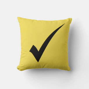 Coussin de symbole de coche de coche noire