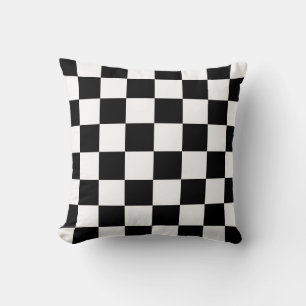 Coussin de tableau de bord noir et blanc