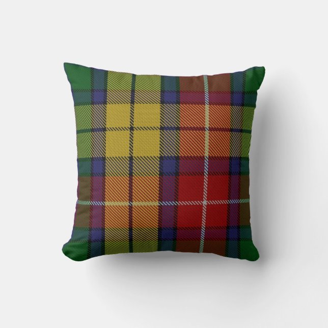 Coussin de tartan de Buchanan (Recto)