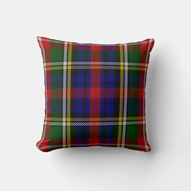 Coussin de tartan de Christie (Recto)