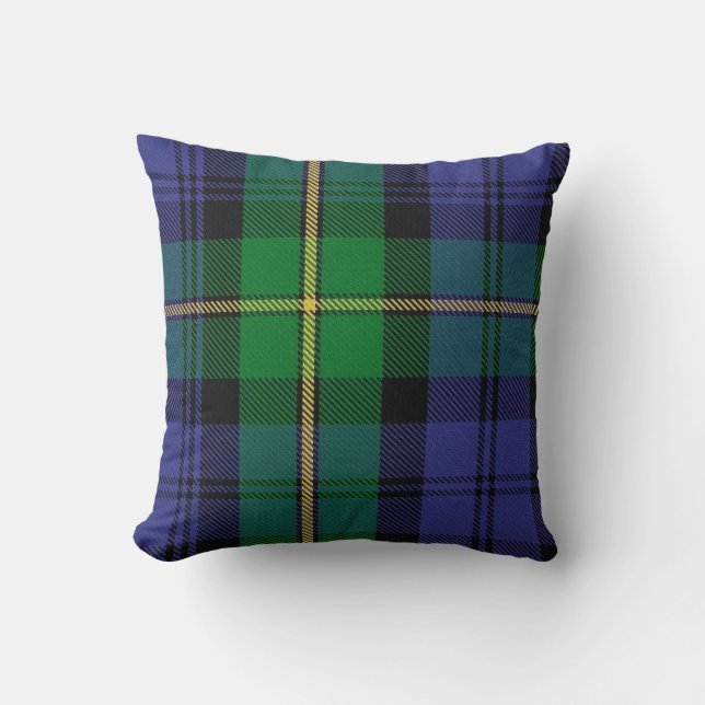 Coussin de tartan de clan de Gordon (Recto)