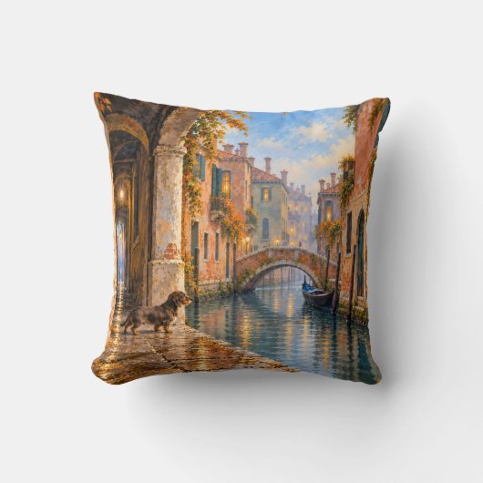 Coussin de teckel - Coussin avec motif de teckel à (Recto)