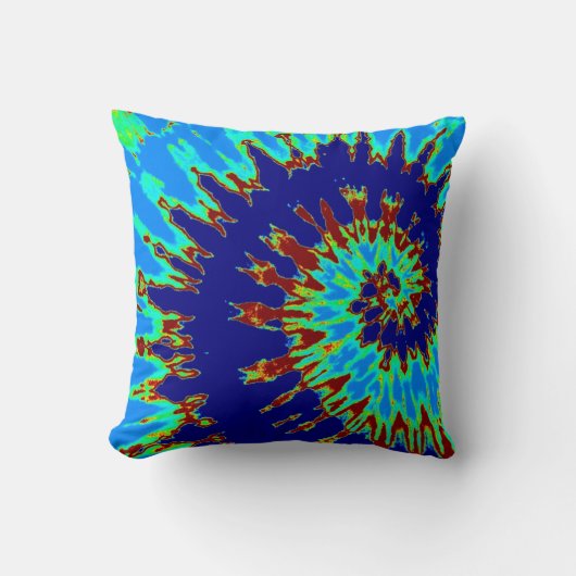 Coussin de teinture à tourbe bleue (Recto)