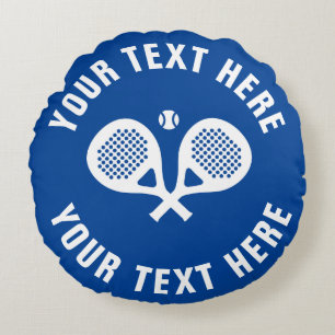 Coussin de tennis personnalisé coussins (rond)