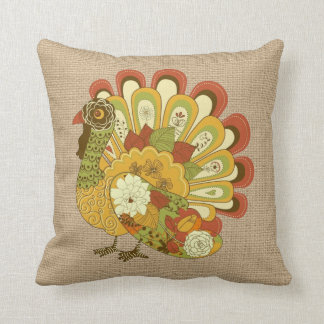 Coussin de thanksgiving de la Turquie