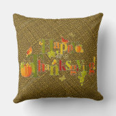 Coussin de Thanksgiving Joyeux (Verso)