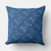 Coussin de tipi de la tribu Bleue de la Marine rév (Recto)