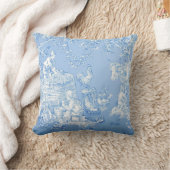 Coussin de toile bleue française (Couverture)