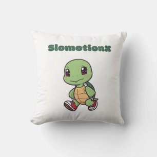 Coussin de tortue Kawaii - Joli Slomotionx Carton
