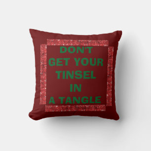 COUSSIN DE TOSS "N'OBTENEZ PAS VOTRE TINSEL DANS U