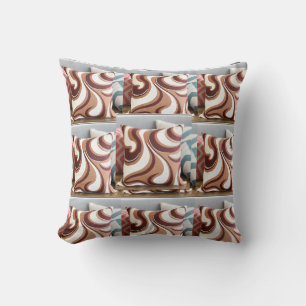 Coussin de tourbillon au chocolat au lait