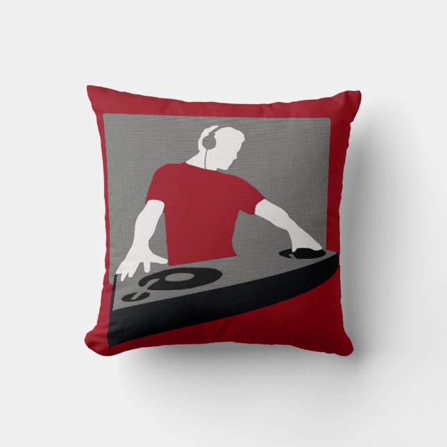 Coussin de Tourne-disque DJ graphique (Recto)