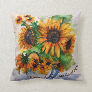 Coussin de tournesol